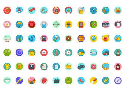 Online Stores and Sales Icons & Illustrations Pack