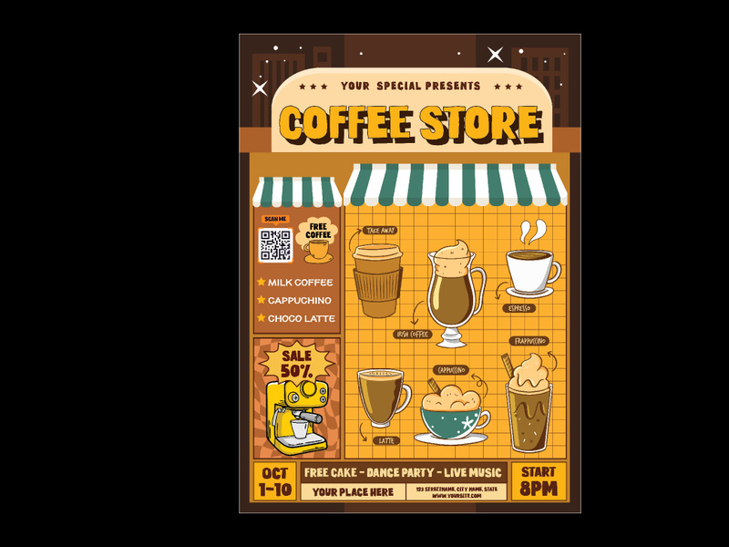 Coffee Store Flyer