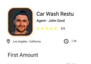 Online Car Wash - App UI Design - [Figma]