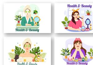 17 Beauty and Health Illustration