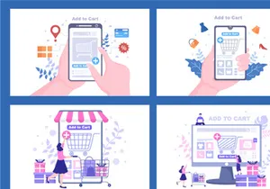 16 Add To Cart Vector Illustration