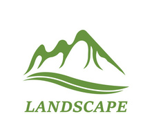 Mountain icon logo template vector illustration design