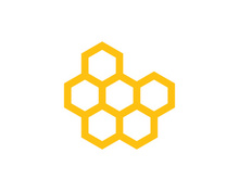 Bee icon design illustration