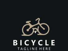 Bicycle icon template design inspiration. Bicycle store Quality symbol vector