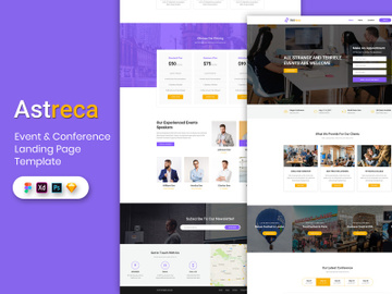 Event & Conference Landing Page Template-02 preview picture