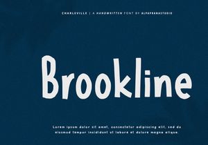 Charleville - Handwritten Font