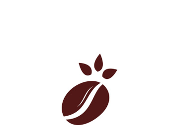 Premium coffee bean logo design. preview picture