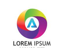 modern and creative initial letter A logo.