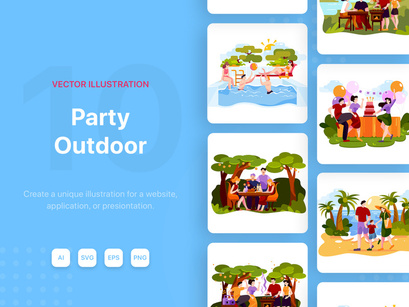 M101_Party Illustrations