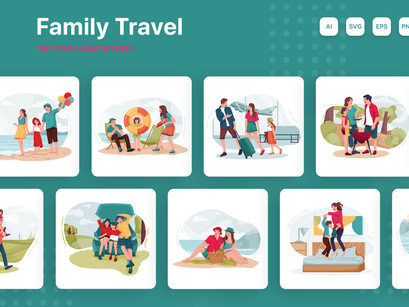 M149_Family Travel Illustrations