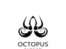 Octopus logo image design icon illustration animal vector