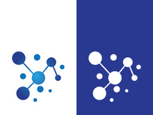 Molecule symbol logo template vector illustration design