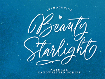 Beauty Starlight Handwritten Script preview picture