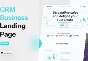 CRM für Business-Landingpage
