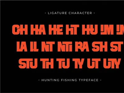 Hunting Fishing - Modern Sans Display