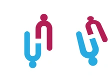 Adoption care community network and social logo design