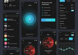 Aura Music Service UI Kit