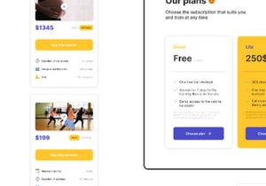 WebSite Template Skyfit For Figma And Photoshop