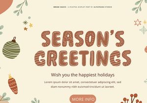 Bread Sauce - Playful Font