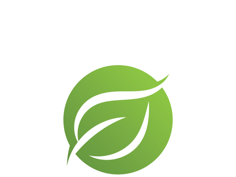 Ecology icon green leaf vector illustration design