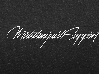 Monosign - Monoline Signature Font