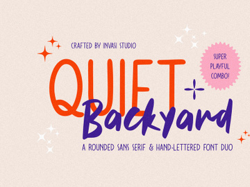 Quiet Backyard Font Duo preview picture