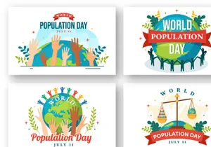 17 World Population Day Illustration