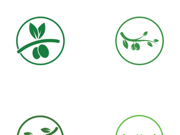 Olive fruit logo design. preview picture