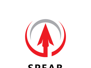 Spear logo vector design template preview picture