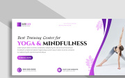 Yoga Fitness Facebook Cover Banner Ver-6