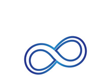 Infinity logo and symbol Design Vector
