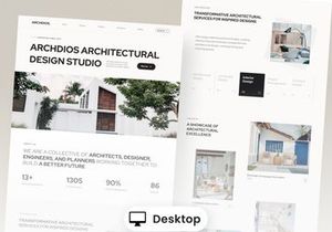 Archdios - Architecture Landing Page