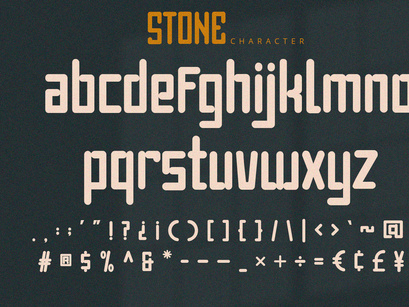 Stone - Condensed Font