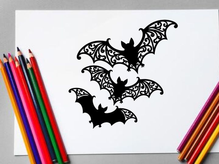 Dekorative Halloween-Fledermaus-Silhouetten für gruselige saisonale Designs