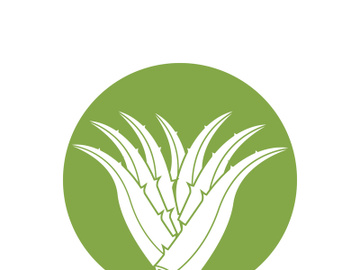 Aloe Vera logo icon design symbol beauty skin care preview picture