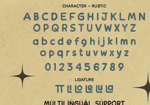 Vintage Vignette - Retro Font