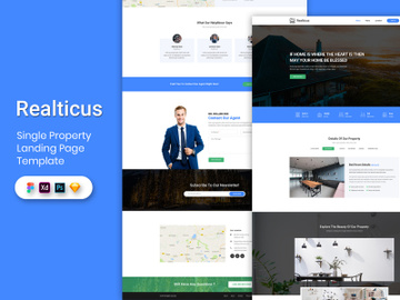 Single Property Landing Page Template preview picture
