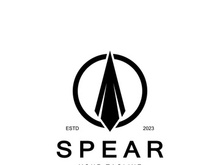 Spear logo icon vector illustration design.Head spear logo vintage illustration design vector