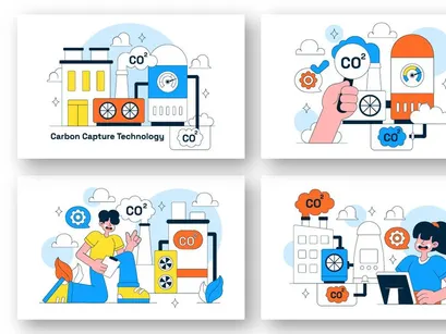 10 Carbon Capture Technology Illustration