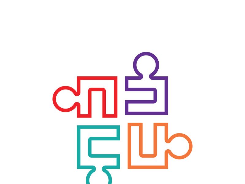 Community, network and social icon design template