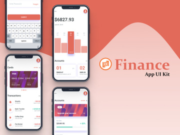 Finance iOS App UI preview picture