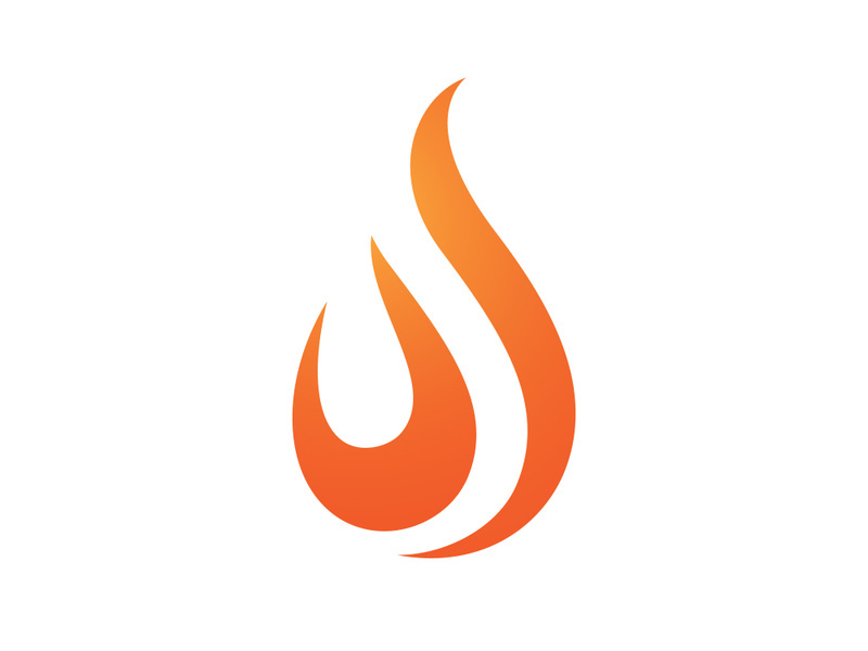 Fire Flame logo designs  Fire logo template  Logo symbol icon
