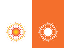 Sun vector illustration icon logo template design