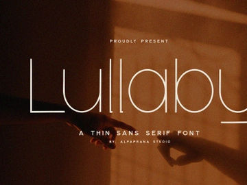 Lullaby - Sans Serif preview picture