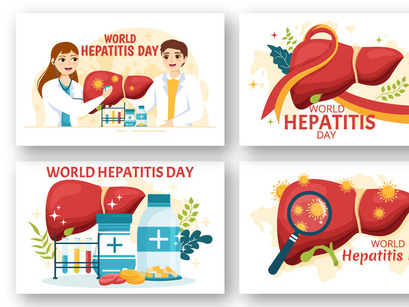 13 World Hepatitis Day Illustration
