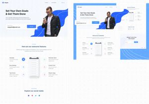 Setgoals - Subscription Landing Page