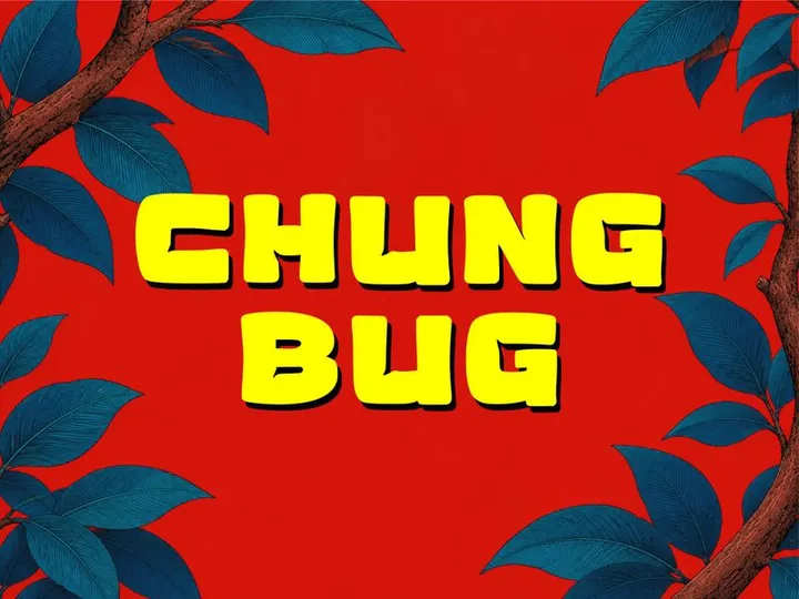 Chunky Bold Font – Retro Cartoon Display Typeface Font | Playful Bubble Lettering