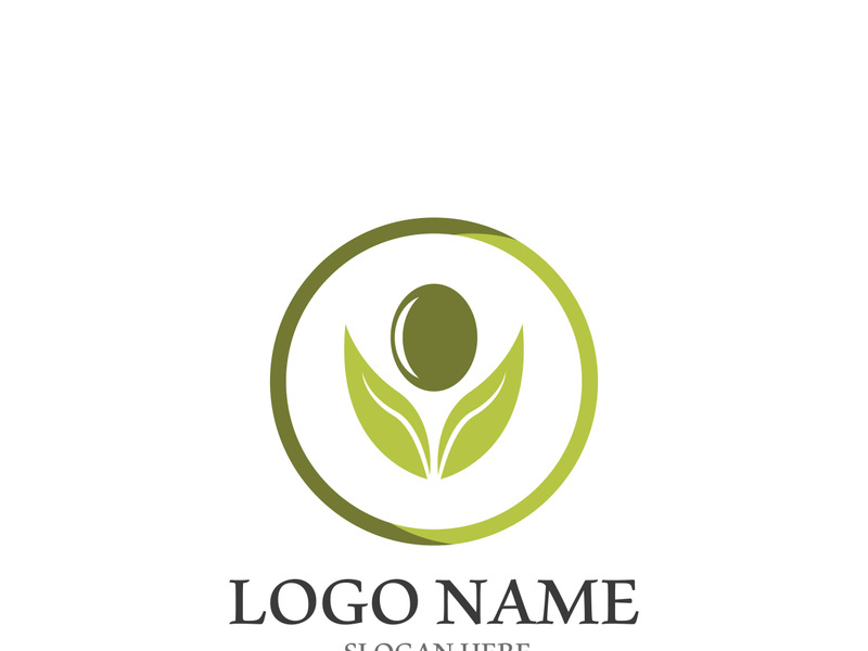 olive icon vector illustration design template