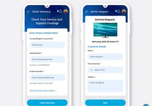 Check Product Warranty and Service Booking Mobile App UI Kit