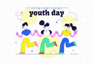 10 International Youth Day Illustration